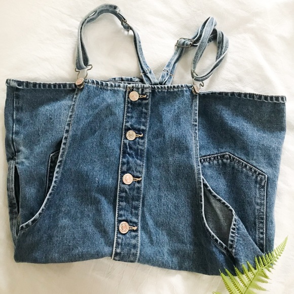 S Forever 21 Denim Dress 🌿 Great Condition - Picture 1 of 6